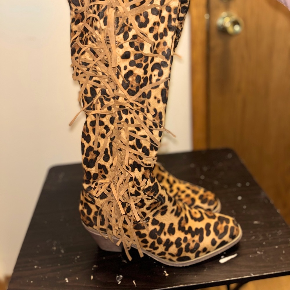 knee boots with heel size 11